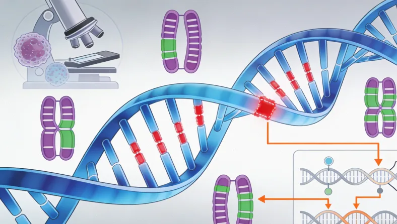 基因测序实验室工作场景