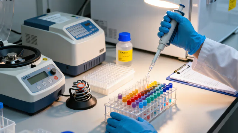 基因检测报告关键信息解读界面