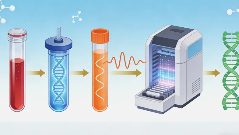 正规基因检测服务标准流程图表