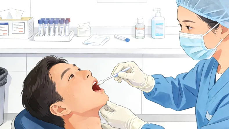 基因检测报告关键信息区域标注图