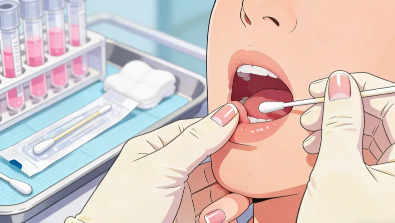 实验室技术人员进行基因测序操作