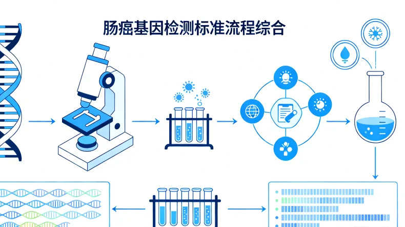 肉瘤基因检测全流程示意图