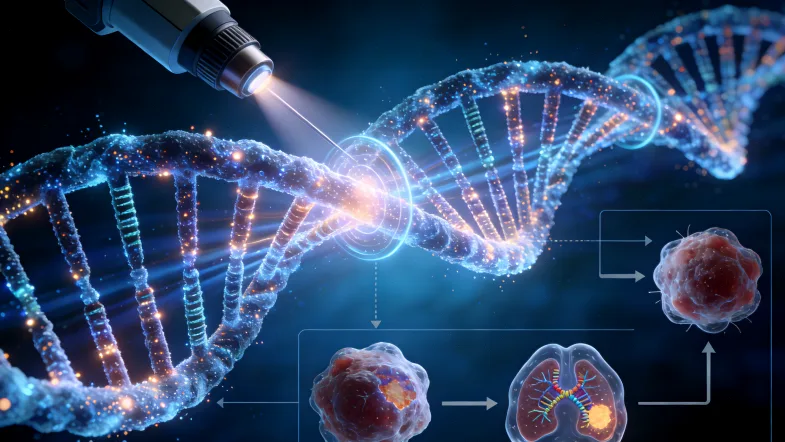 血液肿瘤基因检测核心流程示意图