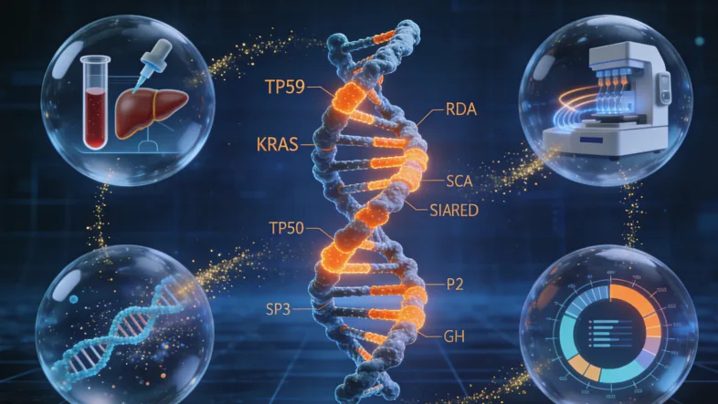 正规基因检测报告关键部分示例图
