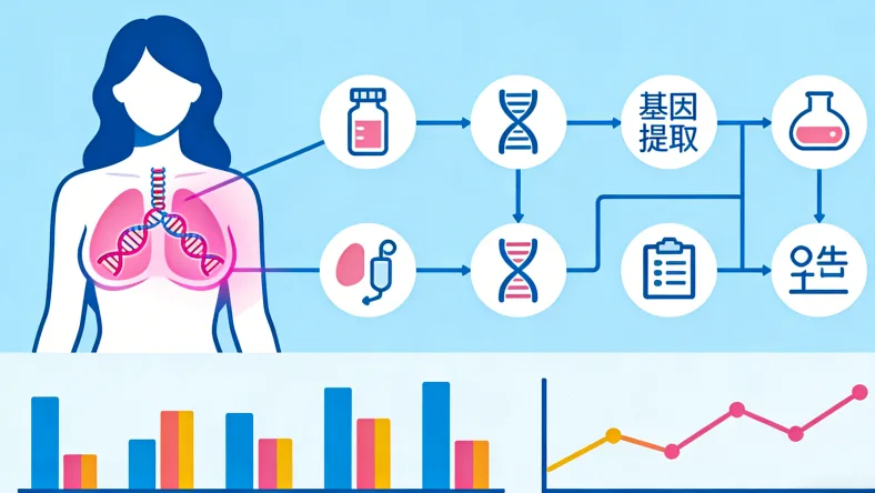 高通量测序实验室内部工作画面