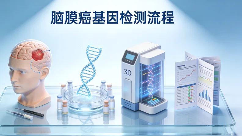 白血病基因检测核心流程示意图