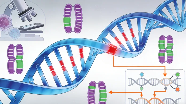 结直肠癌基因检测核心流程示意图
