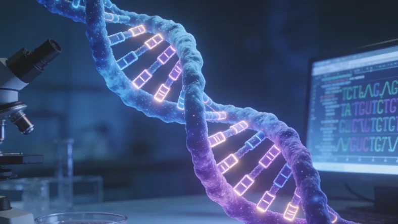 遗传咨询师与女性进行面对面沟通