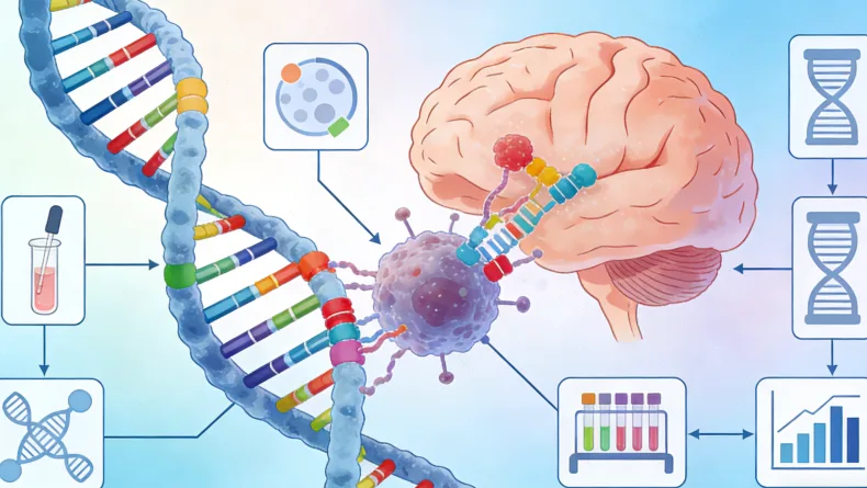基因检测血液样本采集过程示意