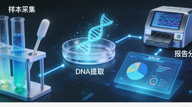 基因测序仪在实验室中工作场景
