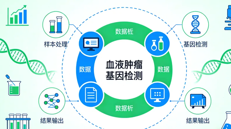 脑膜瘤基因检测核心流程示意图