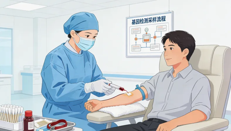 肠癌基因检测标准流程步骤图