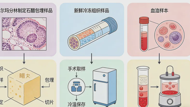 肝癌基因检测核心流程示意图