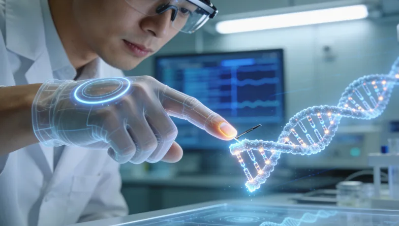 肺癌基因检测科学原理示意图