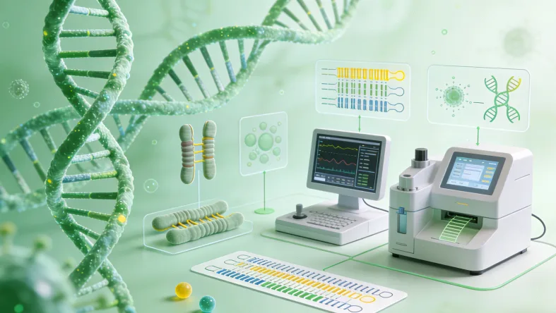 HPV病毒与宫颈细胞关系示意图