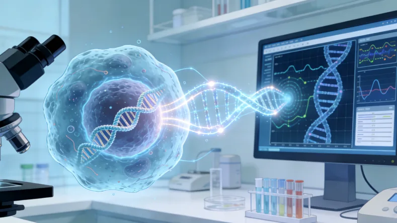 鼻咽癌基因检测核心流程示意图