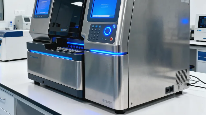 肺癌基因检测核心流程示意图