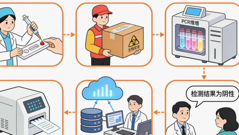 从采血到报告的标准化流程图示
