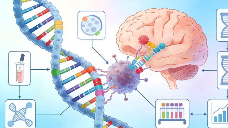 胃癌基因检测全流程示意图