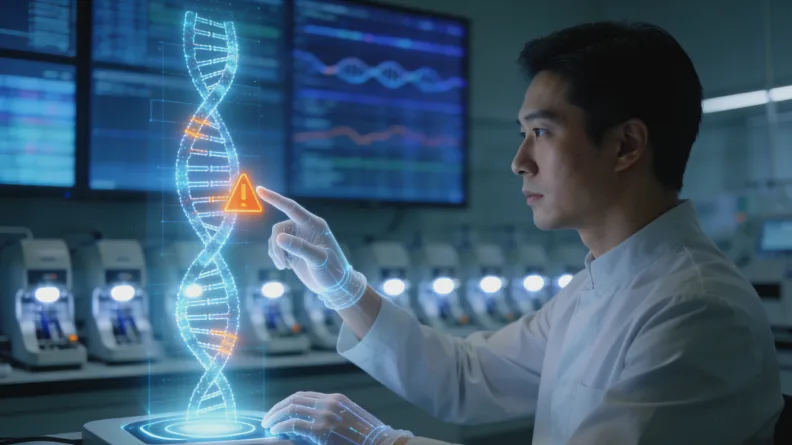 基因检测采样（抽血）示意图