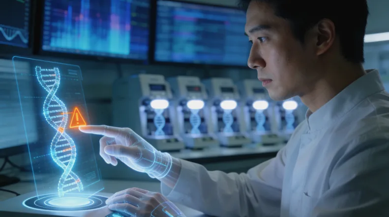 淋巴瘤基因检测全流程示意图