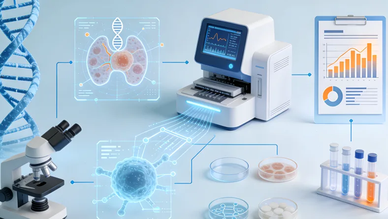 基因检测报告关键部分示例图