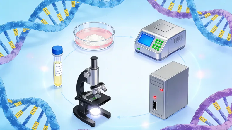 专业人员正在进行静脉血样本采集