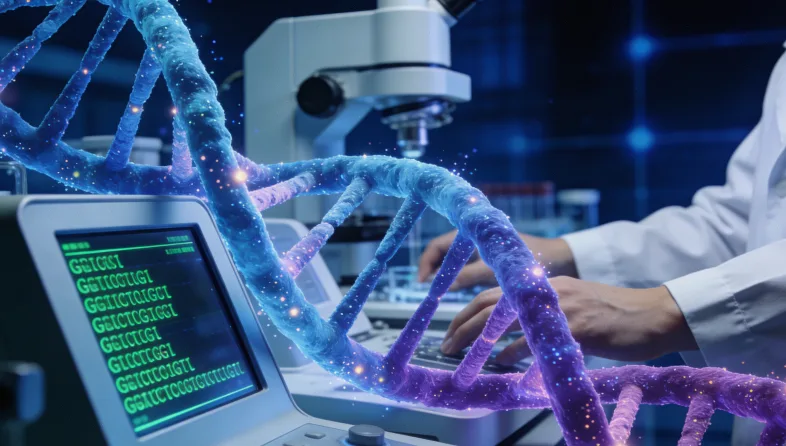 基因检测报告关键部分标注示例