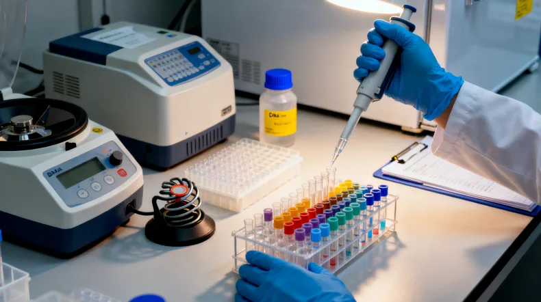 基因检测实验室内部工作环境