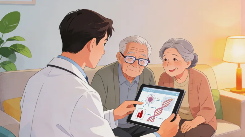 一份模拟的基因检测报告首页