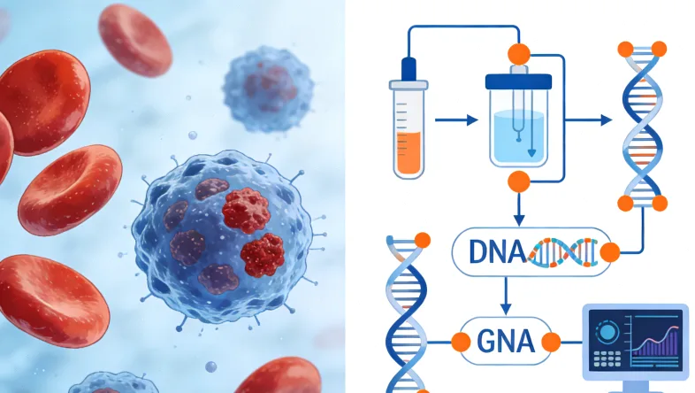 组织活检与液体活检采样方式对比图