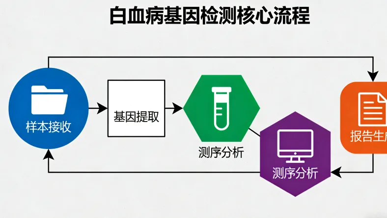 结直肠癌NGS检测报告关键信息区域标注图