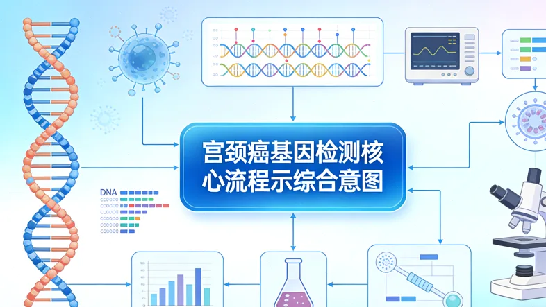 胃癌基因检测报告示例局部图