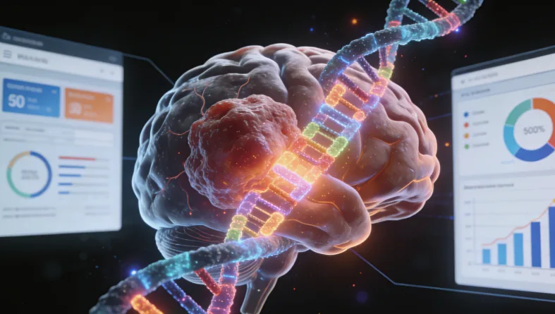 结直肠癌靶向治疗基因检测核心靶点示意图