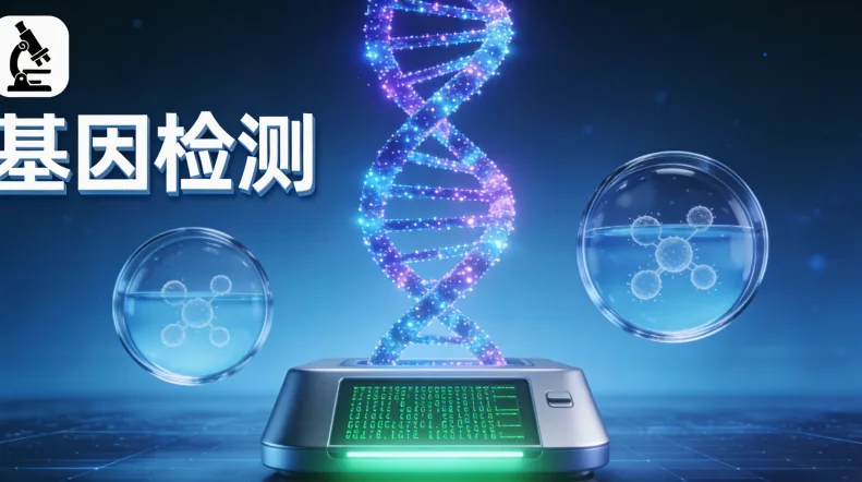 基因检测报告关键指标示意图