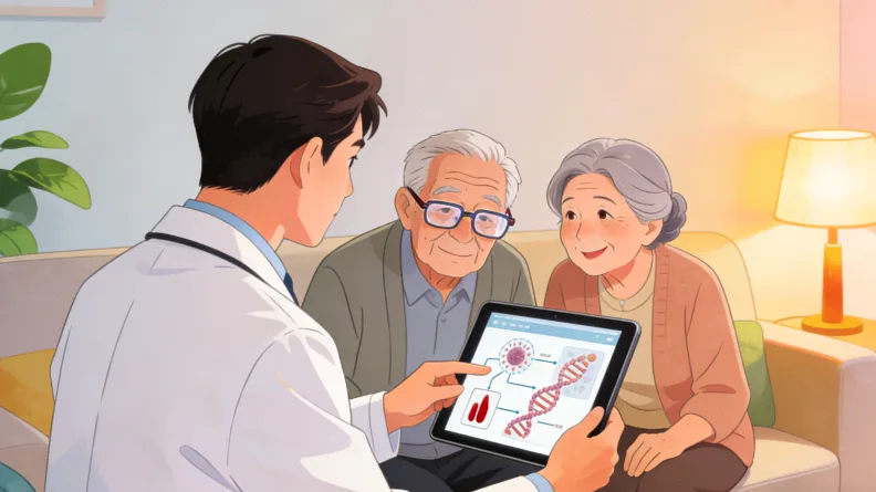 肺癌靶向治疗基因检测流程示意图