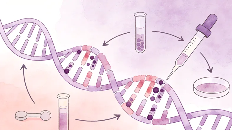 EGFR基因T790M突变示意图