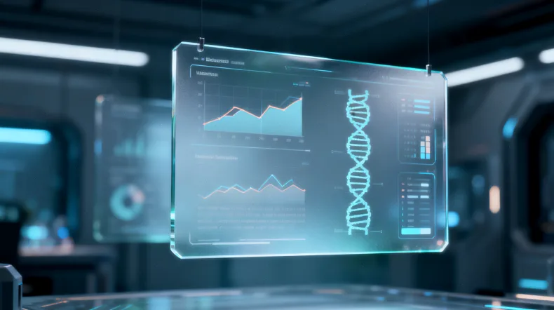 基因检测报告关键指标示意图