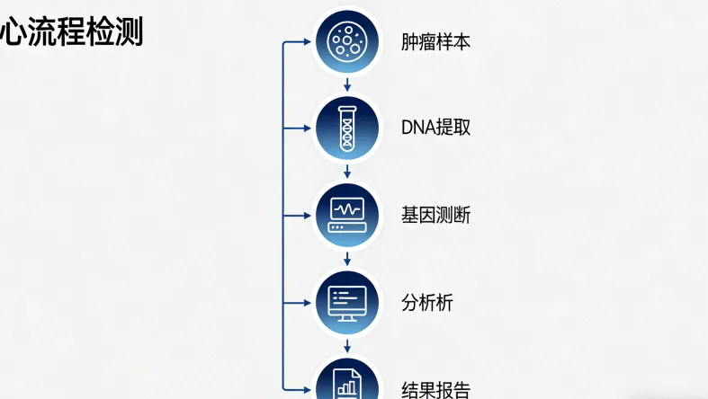 遗传咨询师正在解读基因检测报告