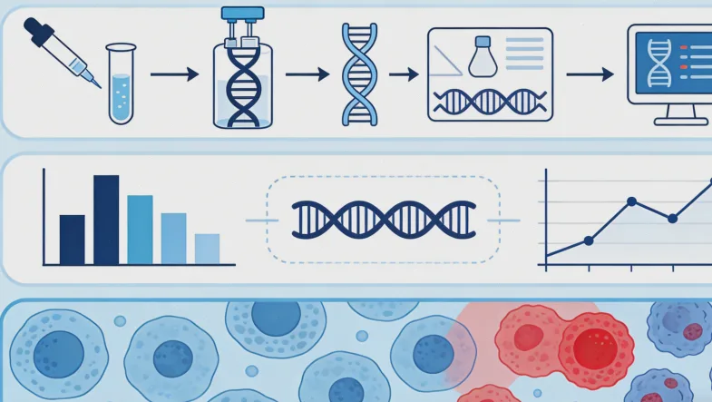 肿瘤组织切片制备过程示意图