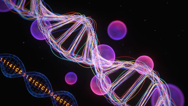 ROS1基因融合示意图