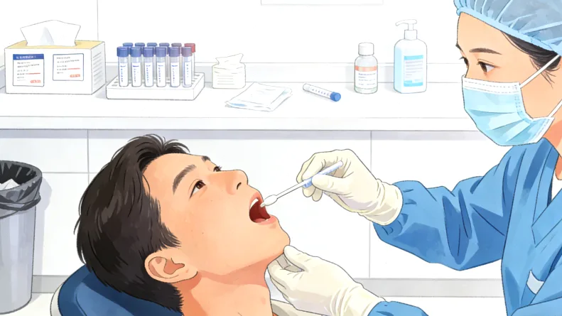 基因检测报告结论页示意图