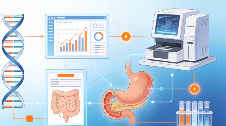 早期乳腺癌复发风险评估报告示意图