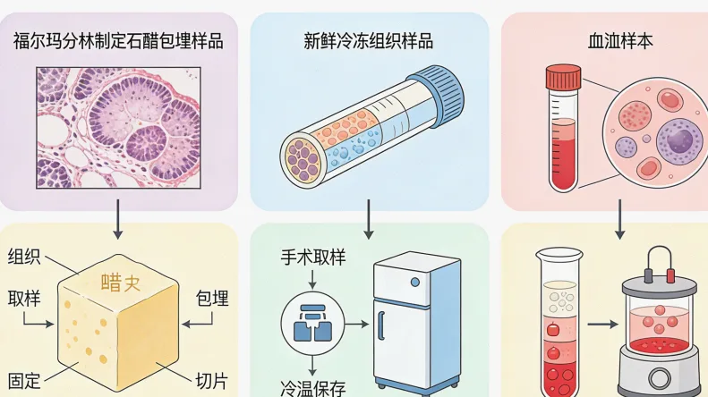 基因测序实验室工作场景