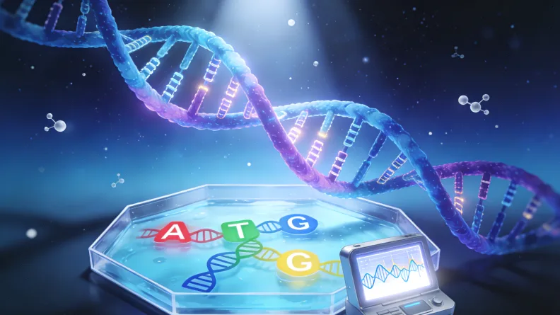 基因检测报告关键指标示意图
