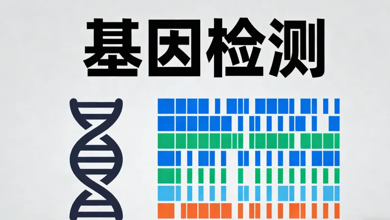 基因检测报告首页关键信息示意图