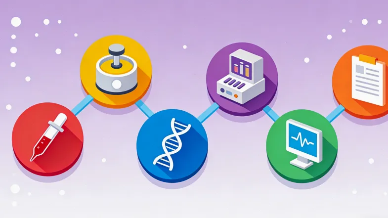 基因检测指导结直肠癌治疗路径示意图