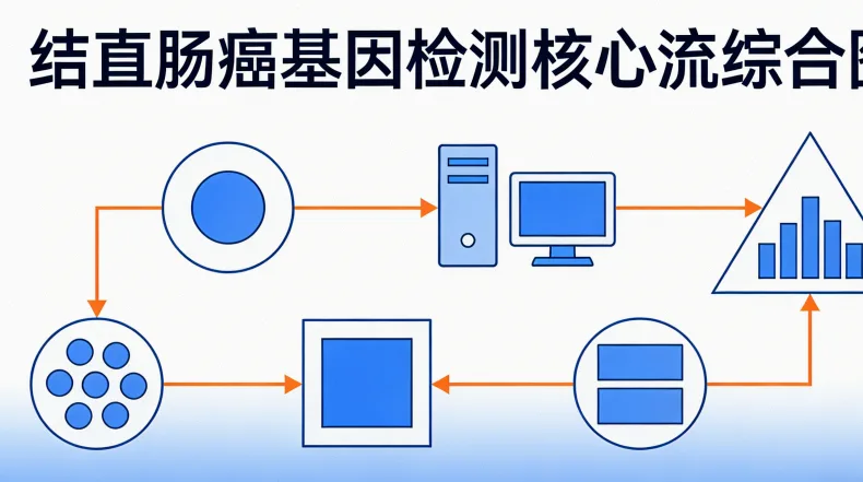 基因测序实验室工作流程示意图