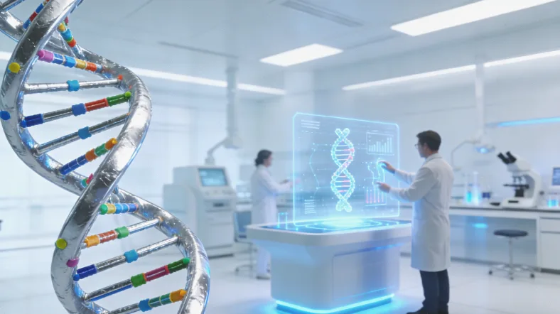 基因检测咨询沟通场景示意图