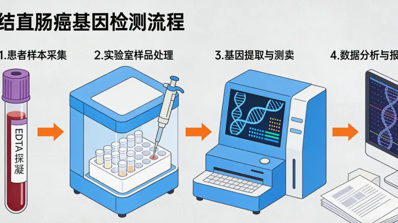 肿瘤组织样本与血液样本采集图示